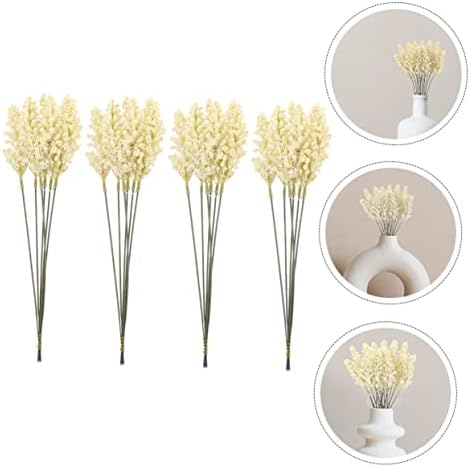 Amosfun 24pcs Artificial Wheat Ear Decor Bouquet