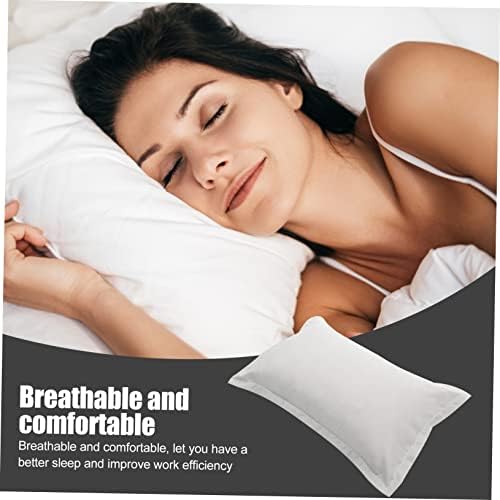 WHAMVOX 2PCS Washable Pillowcases Soft Breathable Dust-Resistant Gray Covers