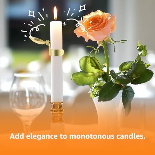 4 Pcs Gold Automatic Candle Snuffer with Shell Design