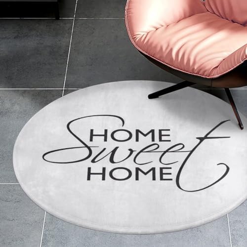 CLOAZKU Personalized Circle Rug 31 Gold