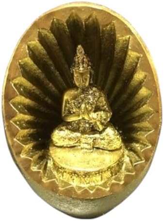 Buda Adulto in a Sphere Gold Religious Statue