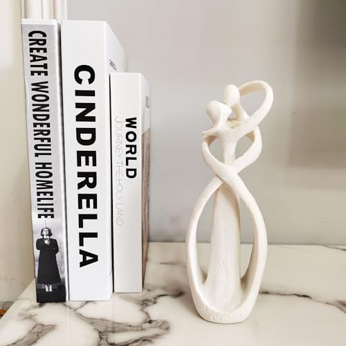 Modern Romantic Couple Statue - Hugging Figurines for Home Decor