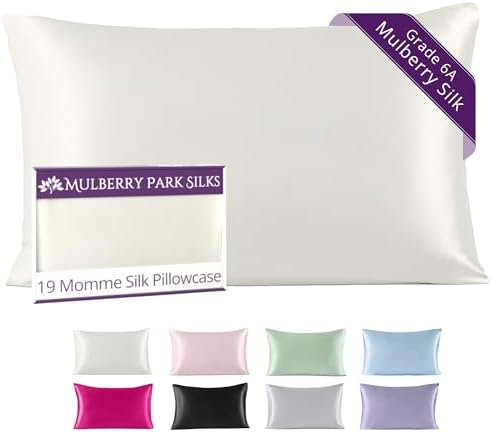 Mulberry Park 100 Silk Pillowcase - 19 Momme Grade 6A Mulberry Silk
