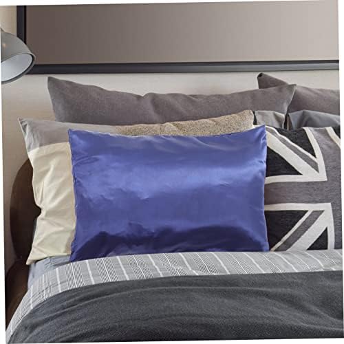 KICHOUSE 2-Piece Silk Pillowcase Set for Home Hotel and Travel