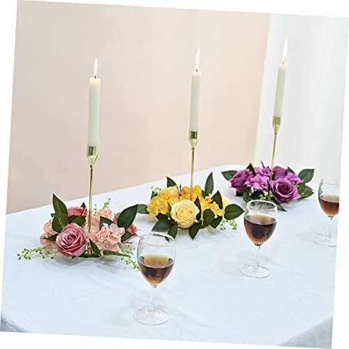 Zerodeko Lightweight Fake Rose Candle Wreath