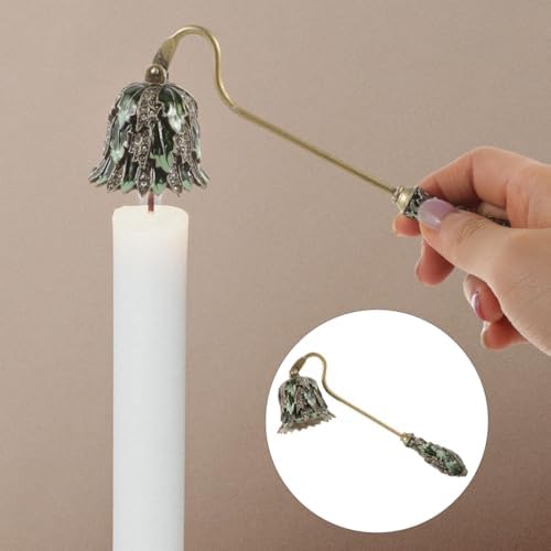 Candle Snuffer Extinguisher with Handle for Safe Flame Extinguishing