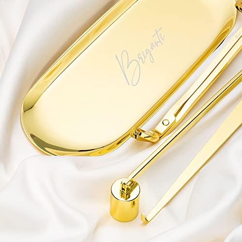 BRIGANTI Candle Care Essentials 4pc Set - Gold