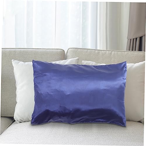 2pcs Simulation Silk Pillowcase Set with Envelope Closure 1