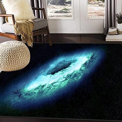Oueoty Galaxy Area Rug 17x26ft Memory Foam