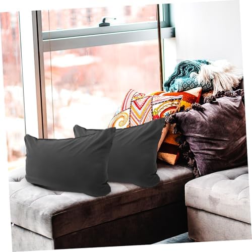 2pcs Brushed Pillowcases for Bed Decor and Couch