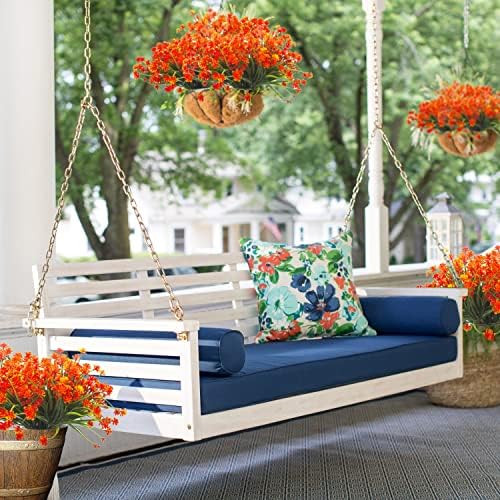 Grunyia Artificial Daffodils 12 Bundles UV Resistant Home Decor