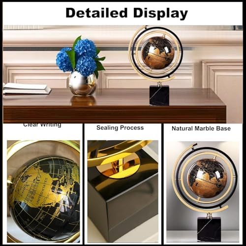 Modern Marble and Metal Sculpture Decor