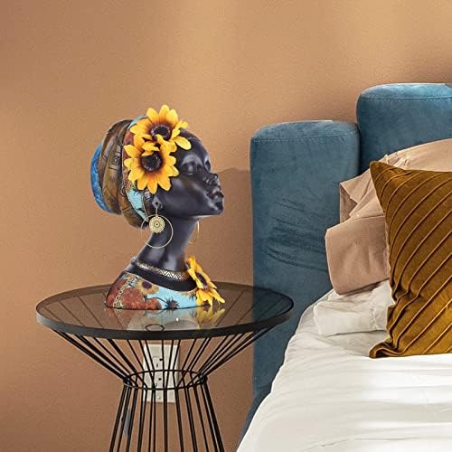 Modern African Women Statues - Resin Figurines for Home Decor