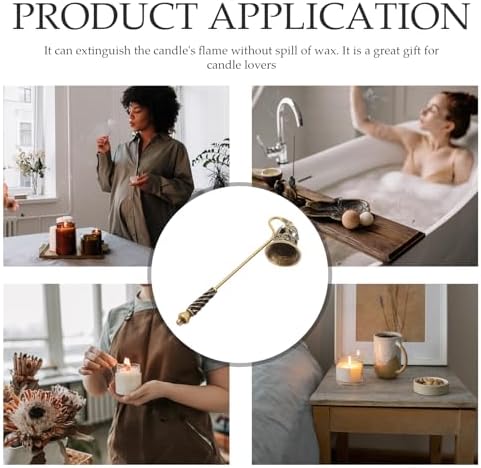 IMIKEYA Candle Snuffer with Long Handle