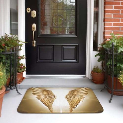 ESASAM Angel Wing Crystal Velvet Floor Mat 40x60 Non Slip