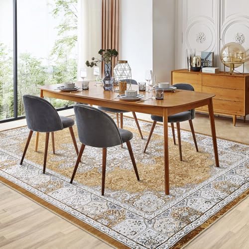 GarveeHome 5x7 Vintage Floral Area Rug