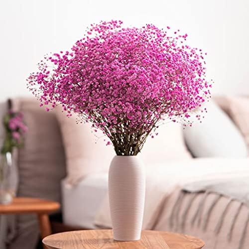 Artificial Gypsophila Flowers with Vase Set in Roze