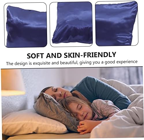 Ciieeo 2pcs Satin Silk Pillowcases - Wrinkle Resistant