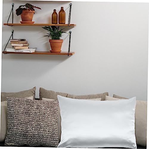 Cabilock 2pcs Ice Silk Pillowcase Zipper Soft and Breathable