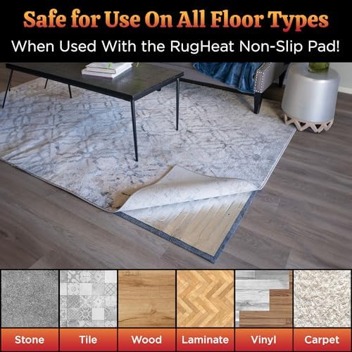 RugHeat Extra Large Heated Floor Mat 63x93 Inches 1
