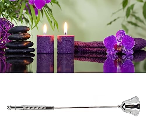 VBESTLIFE Silver Candle Snuffer with Long Handle
