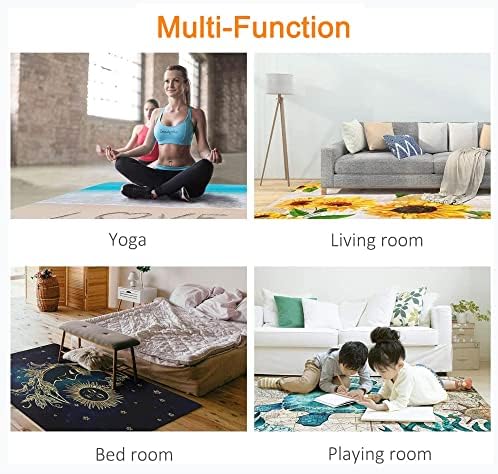 Oueoty Galaxy Area Rug 17x26ft Memory Foam
