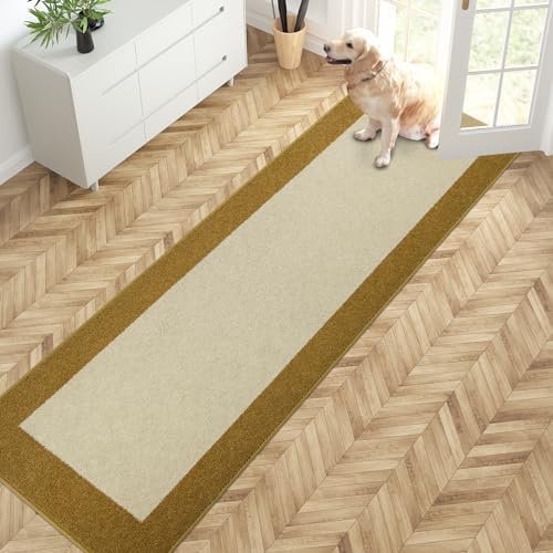 PURRUGS Dirt Trapper Door Mat 24x84 Non-Slip Washable