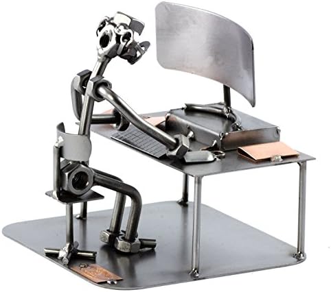 Steelman24 Nuts and Bolts Sculpture Handmade Metal Figurine