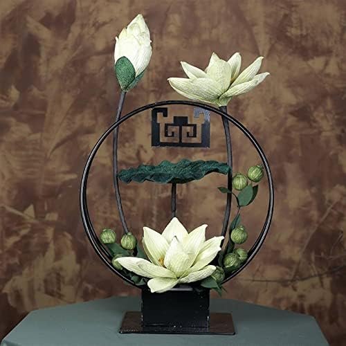 GaRcan Artificial Lotus Flowers with Pots Set