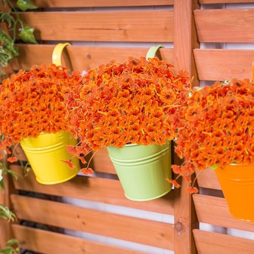 XEOLIAN Artificial Fall Flowers 12 Bundles 1
