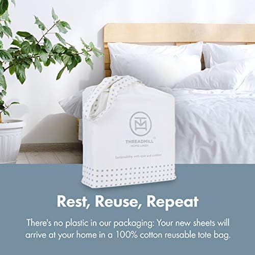 Threadmill Home Linen Luxury King Size Pillow Cases