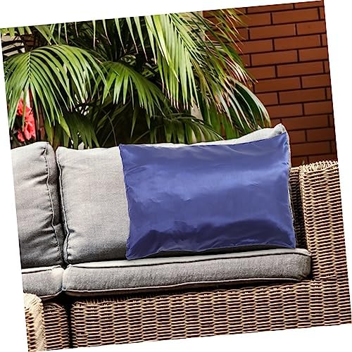 ABOOFAN 2Pcs Imitated Silk Pillowcases Black