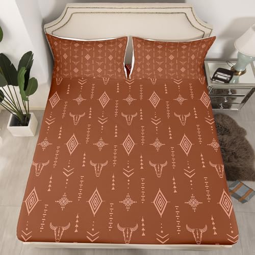 Castle Fairy Bohemian Stripes Full Size Fitted Sheet Set