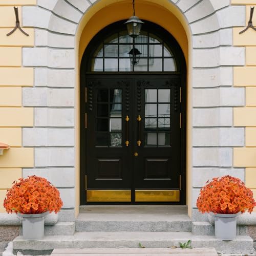 15 Stem Artificial Daffodils Deep Autumn Orange