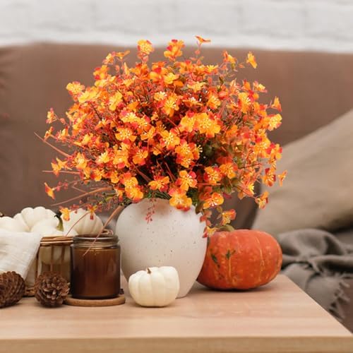 YUGYUM Artificial Mums Flowers for Fall and Harvest Decor