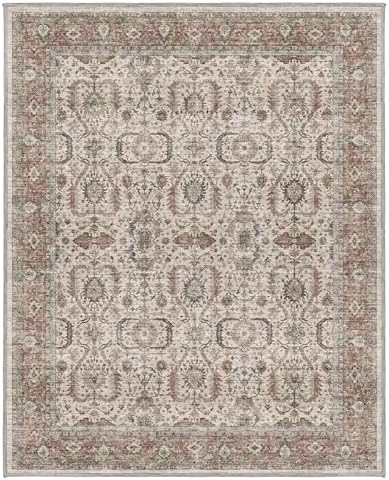 BELLEZE Boho Washable Rug - Gold 8x10 Area Rug