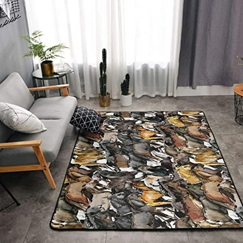 Wild Western Horses 60x39 Area Rug Doormat