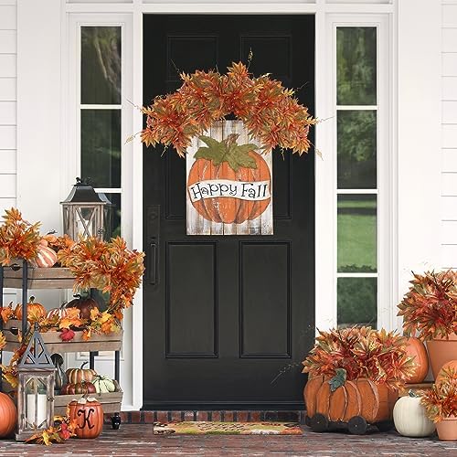NT NIETING 2PCS Artificial Maple Bushes for Fall Decor