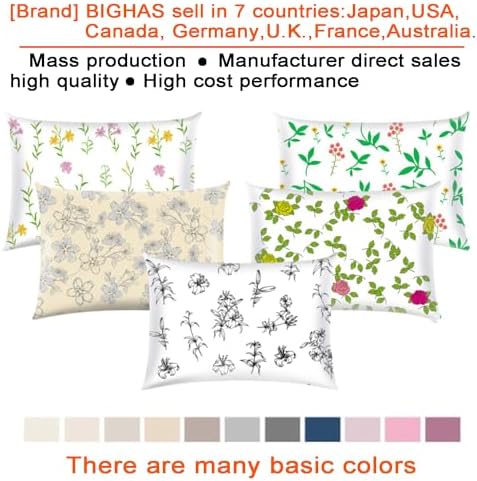 100 Mulberry Silk Pillowcase with Hidden Zipper Soft 19 Momme 600 Thread Count