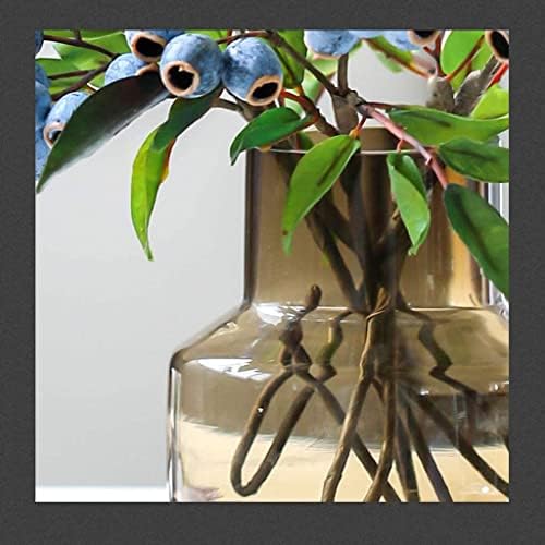 Lifelike Artificial Flowers Set with Hole Fruit Design