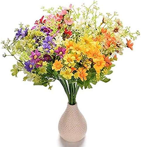Weazifeur Artificial Daisy Flowers Multicolor UV Resistant