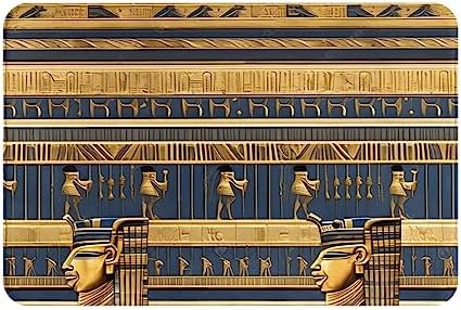 Egyptian Pharaonic Fresco Floor Mat for Home and Office