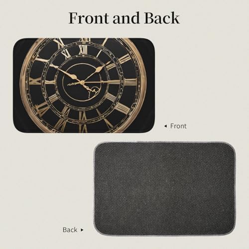 ESASAM 40x60 Velvet Floor Mat with Anti-Slip Base