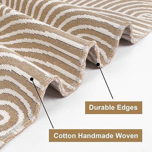 Tiffasea Washable Kitchen Rug 2x5 Cotton Woven
