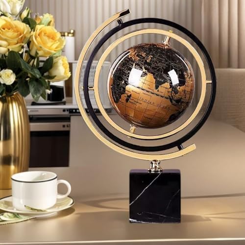 Modern Marble and Metal Sculpture Decor