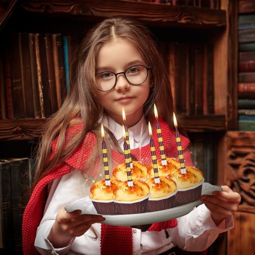 MTLEE Wizard Birthday Candles 12 Pcs Magic Party Decor