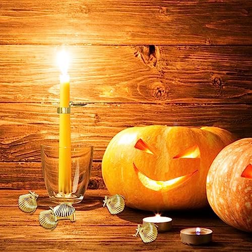 10 PCS Gold Plated Metal Candle Snuffer Extinguisher Set