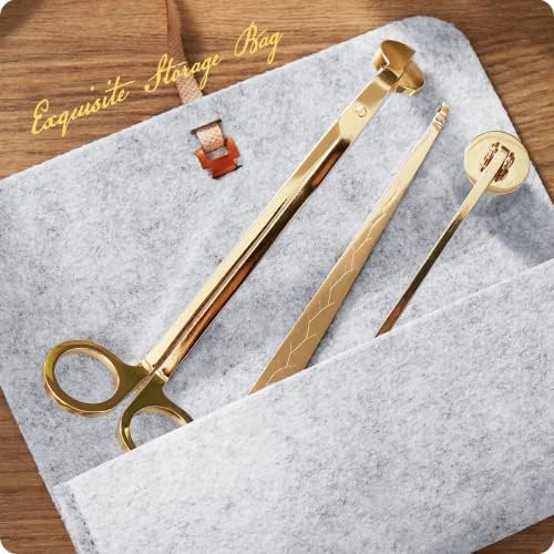 YZGJM Rose Gold Candle Tool Kit