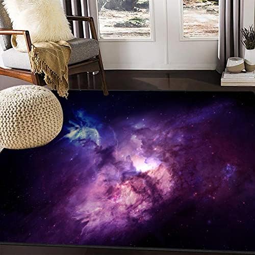 Oueoty Galaxy Area Rug 17x26ft Non-Slip