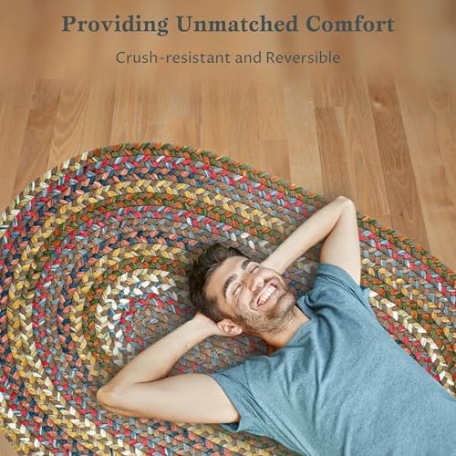 Rhody Rug Country Jewel CJ35 Bronze 2 x 3 Oval Area Rug